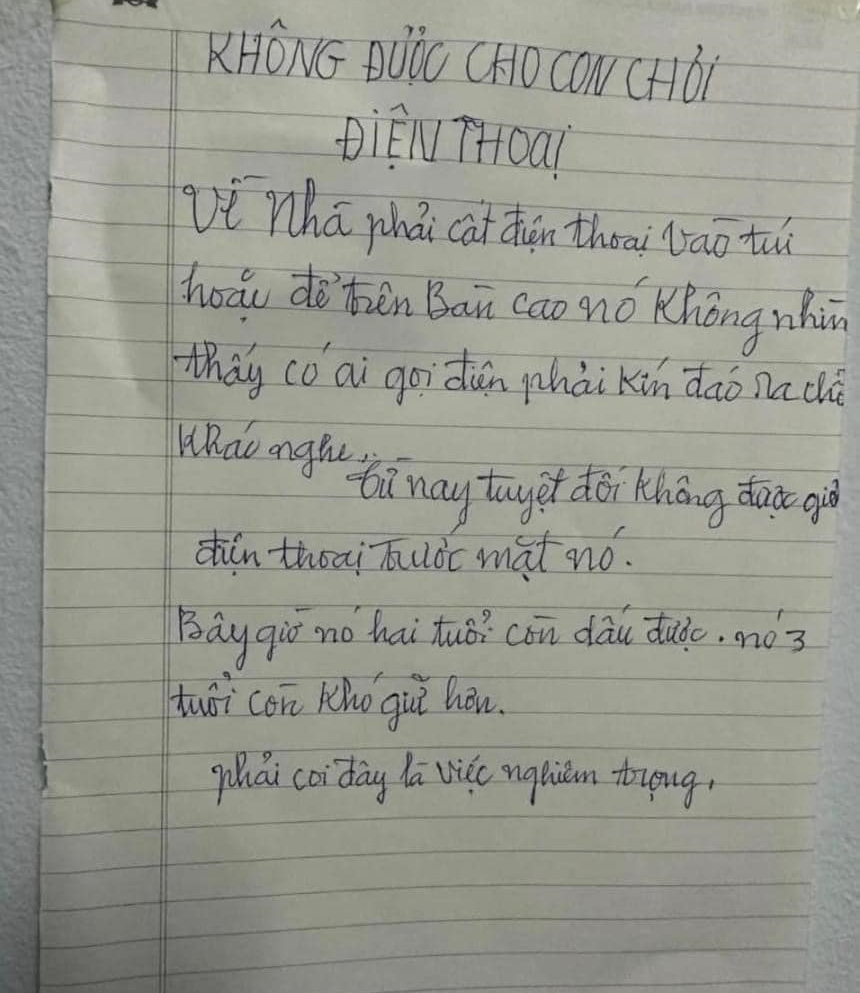 Bà ngoại về quê sau thời gian chăm cháu, để lại mẩu giấy nhỏ mà ai nấy tấm tắc: "Bà thật hiện đại, tuyệt vời"- Ảnh 1.