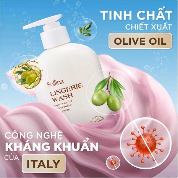 Đánh bay nỗi lo viêm nhiễm với nước giặt đồ lót Sollina- Ảnh 3.