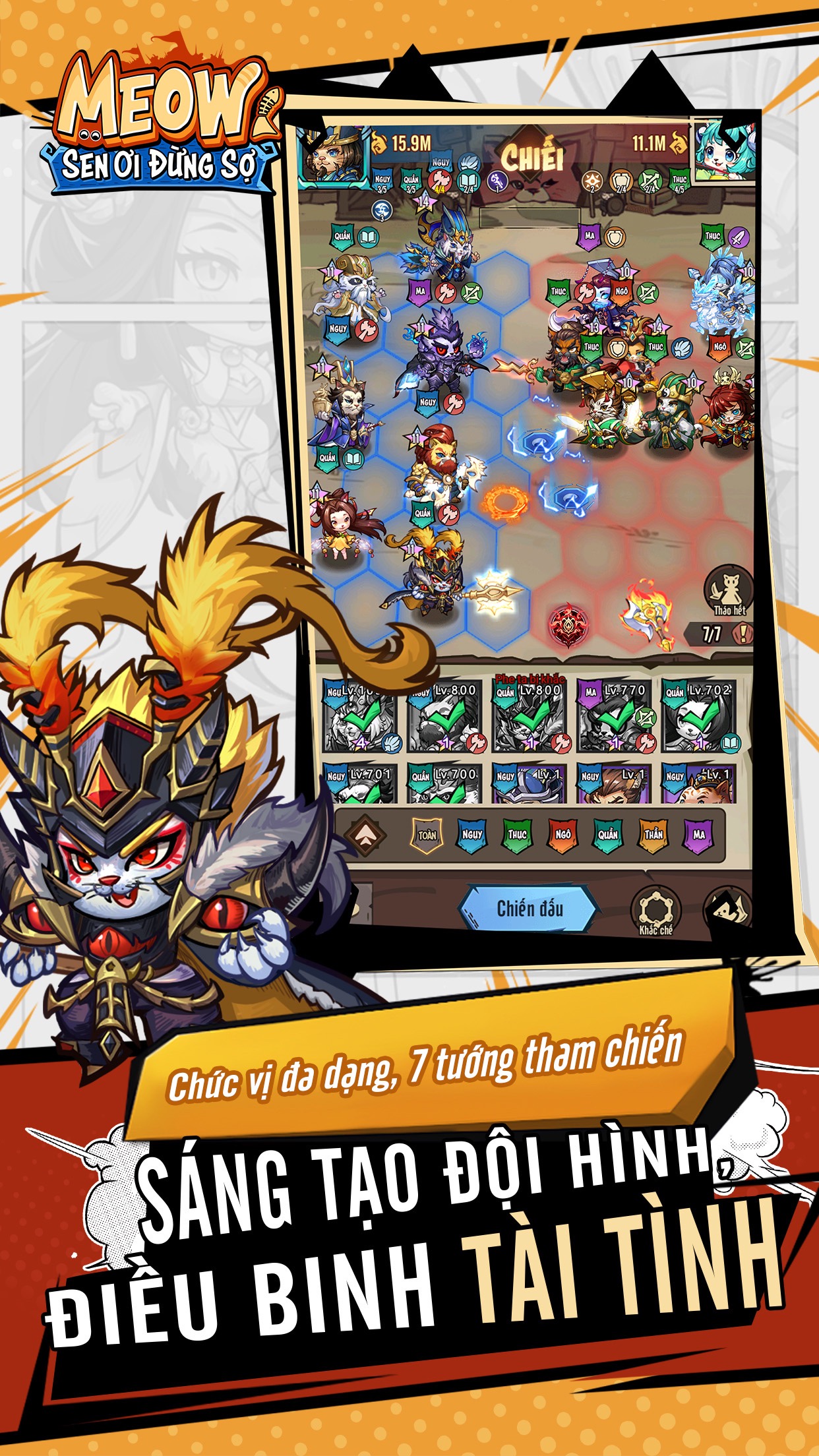 Cùng Boss xưng bá Tam Quốc tại Meow! Sen Ơi Đừng Sợ!- Ảnh 2.
