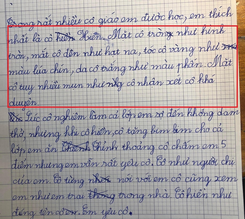 Bài Văn Tả Cô Giáo Lớp 2 - 10 Bài Văn Đạt Điểm Cao