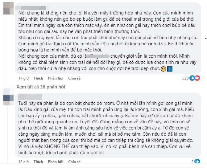 Con trai 3 tuổi tự dưng ghét ô tô, thích búp bê, bố quát nhưng bé phản kháng, mẹ lên mạng xin lời khuyên- Ảnh 2.