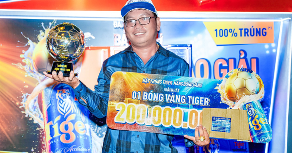 Hai quả bóng vàng Tiger 200 triệu đầu tiên đã thành công "cập bến" Tiền Giang, Long An- Ảnh 1.