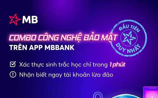 Độc lạ  "Combo công nghệ bảo mật" của MB- Ảnh 1.