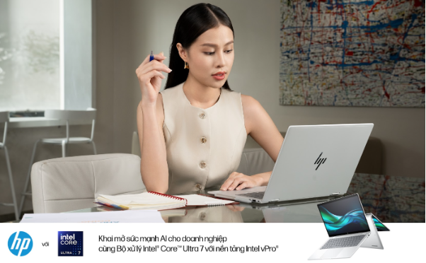 HP Elitebook x360 1040 G11 AI PC với bộ vi xử lý Intel® Core™ Ultra mới- Ảnh 5.