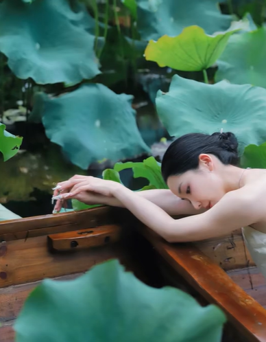 Học phú bà Đào Hỷ Nhi cách "lên đồ" tạo dáng chụp ảnh với hoa sen cực đỉnh, bí quyết nằm cả ở chỗ này- Ảnh 13.