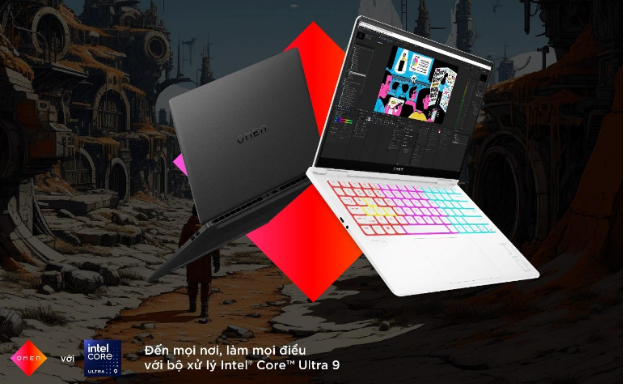 Cận cảnh "ngựa chiến" OMEN Transcend 14 mới của nhà HP với bộ xử lý Intel® Core™ Ultra 9- Ảnh 1. Cận cảnh "ngựa chiến" OMEN Transcend 14 mới của nhà HP với bộ xử lý Intel® Core™ Ultra 9- Ảnh 1.