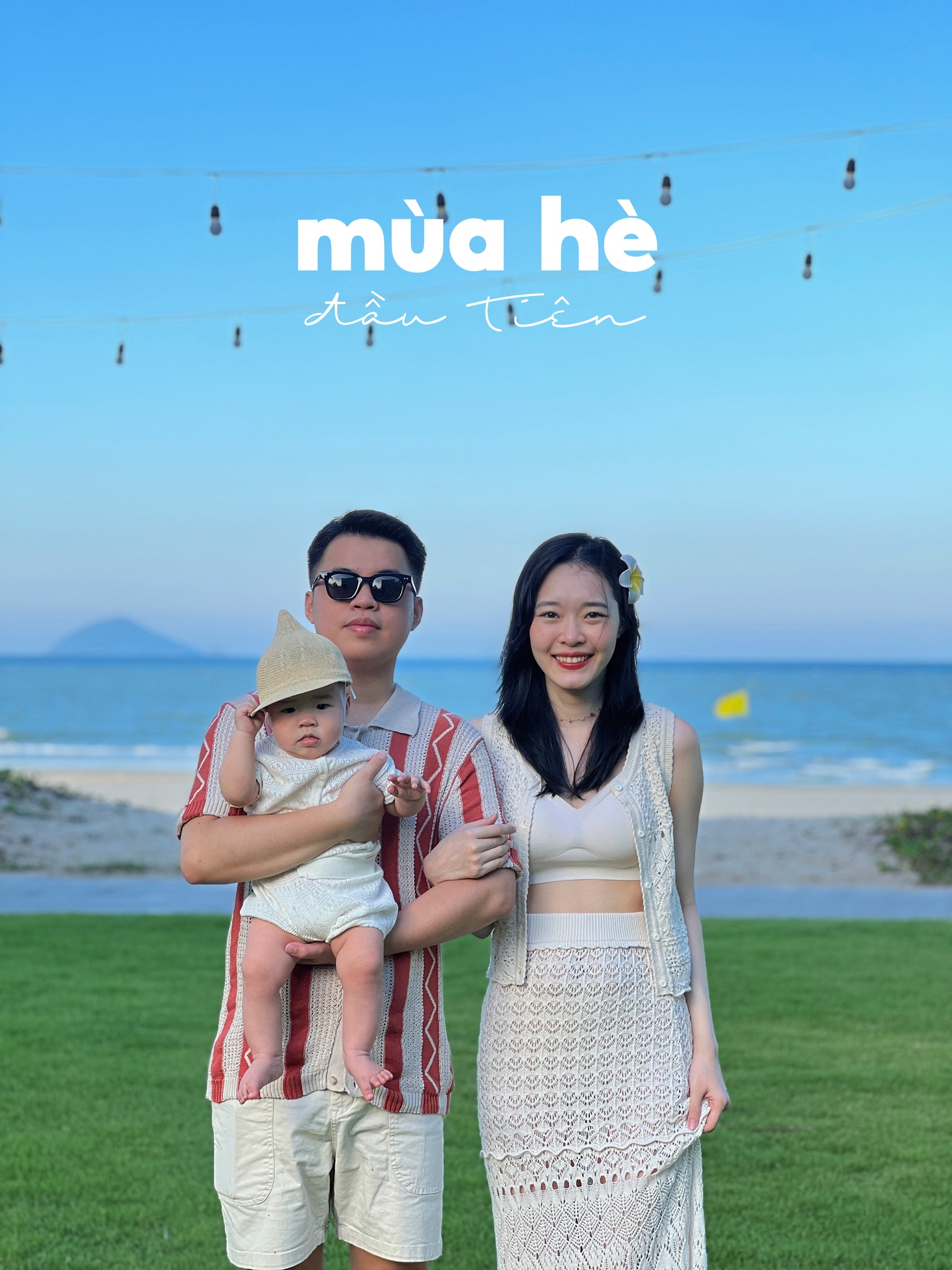 "Outfit check" xinh yêu của gia đình nhỏ 3 người, bí kíp cho em bé 8 tháng đi du lịch cực NHÀN - VUI- Ảnh 1.