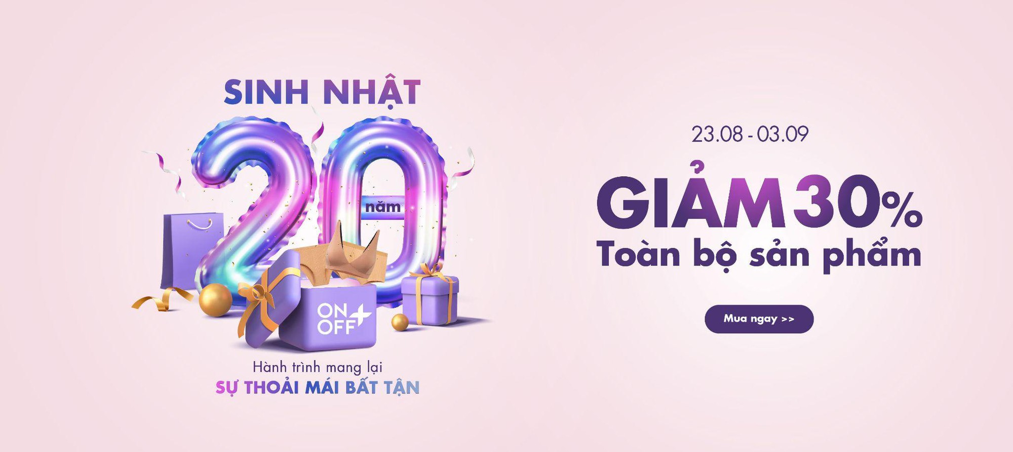 ONOFF và hành trình 20 năm mang lại sự thoải mái bất tận cho khách hàng Việt- Ảnh 1.