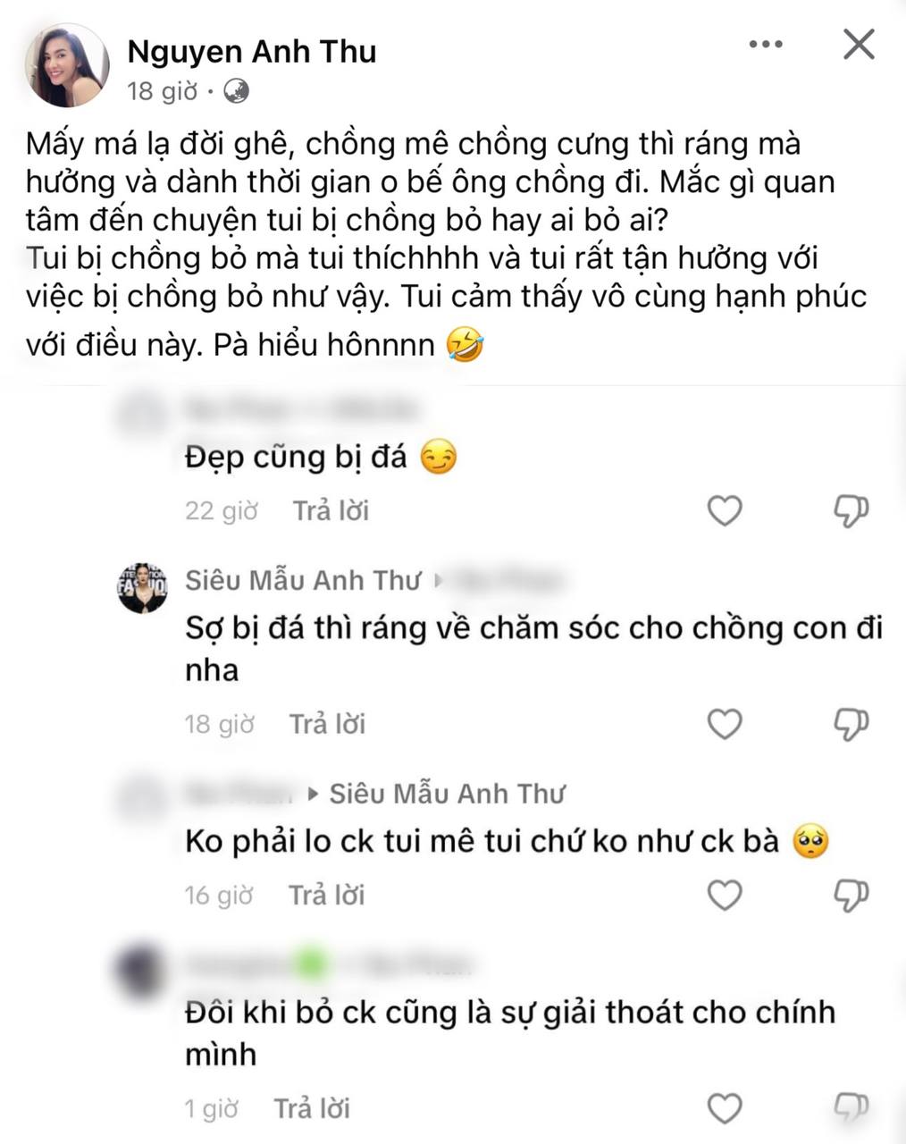 Bị mỉa mai việc chồng bỏ rơi, sao nữ Vbiz: &quot;Tôi thấy vô cùng hạnh phúc!&quot;- Ảnh 1.