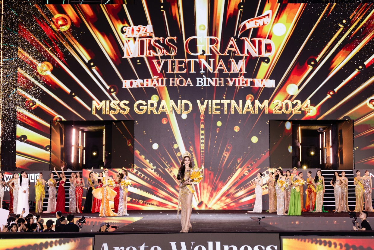 Những khoảnh khắc rực rỡ đêm chung kết Miss Grand Vietnam 2024 tại quảng trường bikini Beach Novaworld Phan Thiet- Ảnh 1.