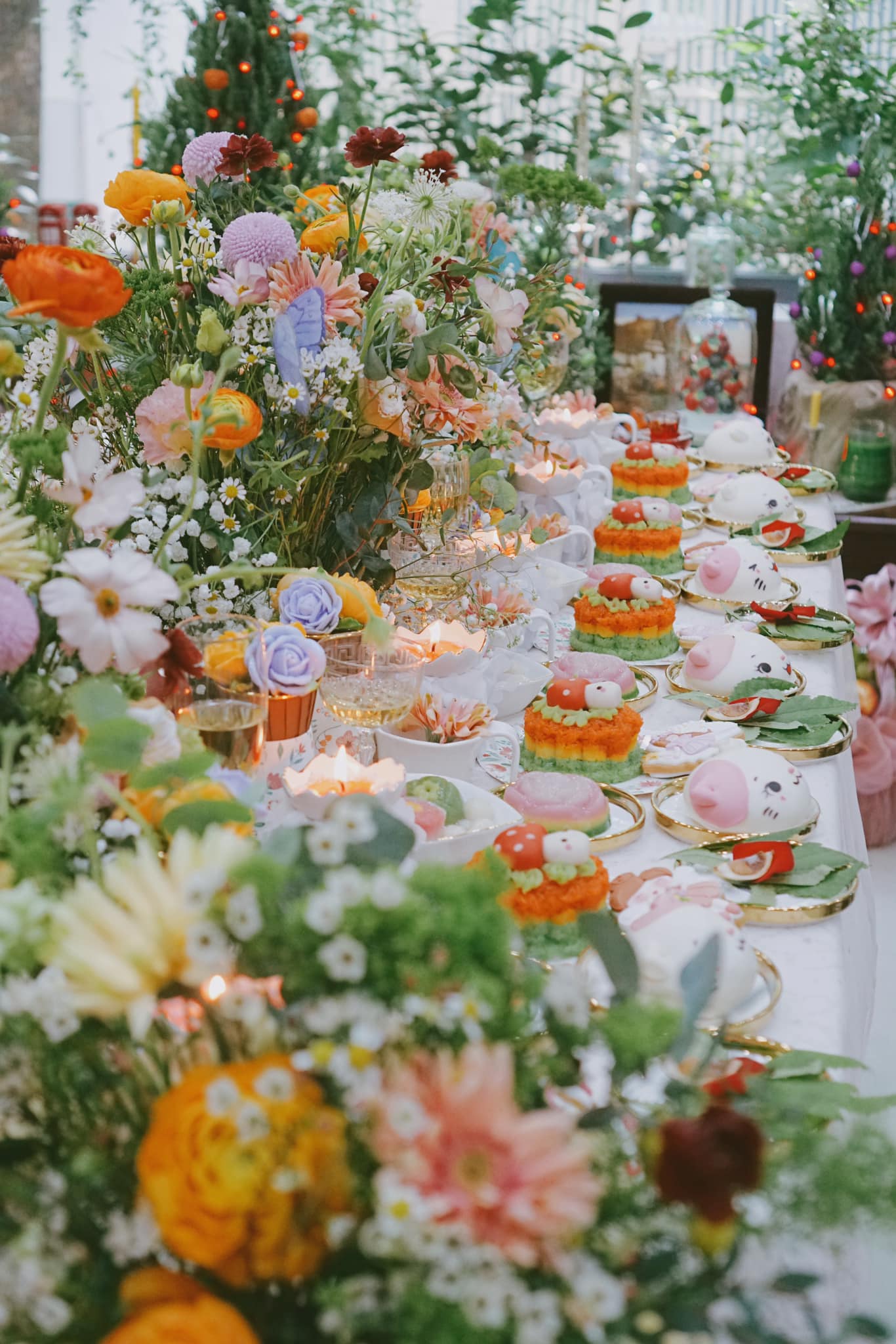 Tiệc thôi nôi cho con gái của mẹ bỉm khiến bất cứ ai cũng phải "wow", cữ ngỡ lạc vào khu rừng thần tiên!- Ảnh 9.