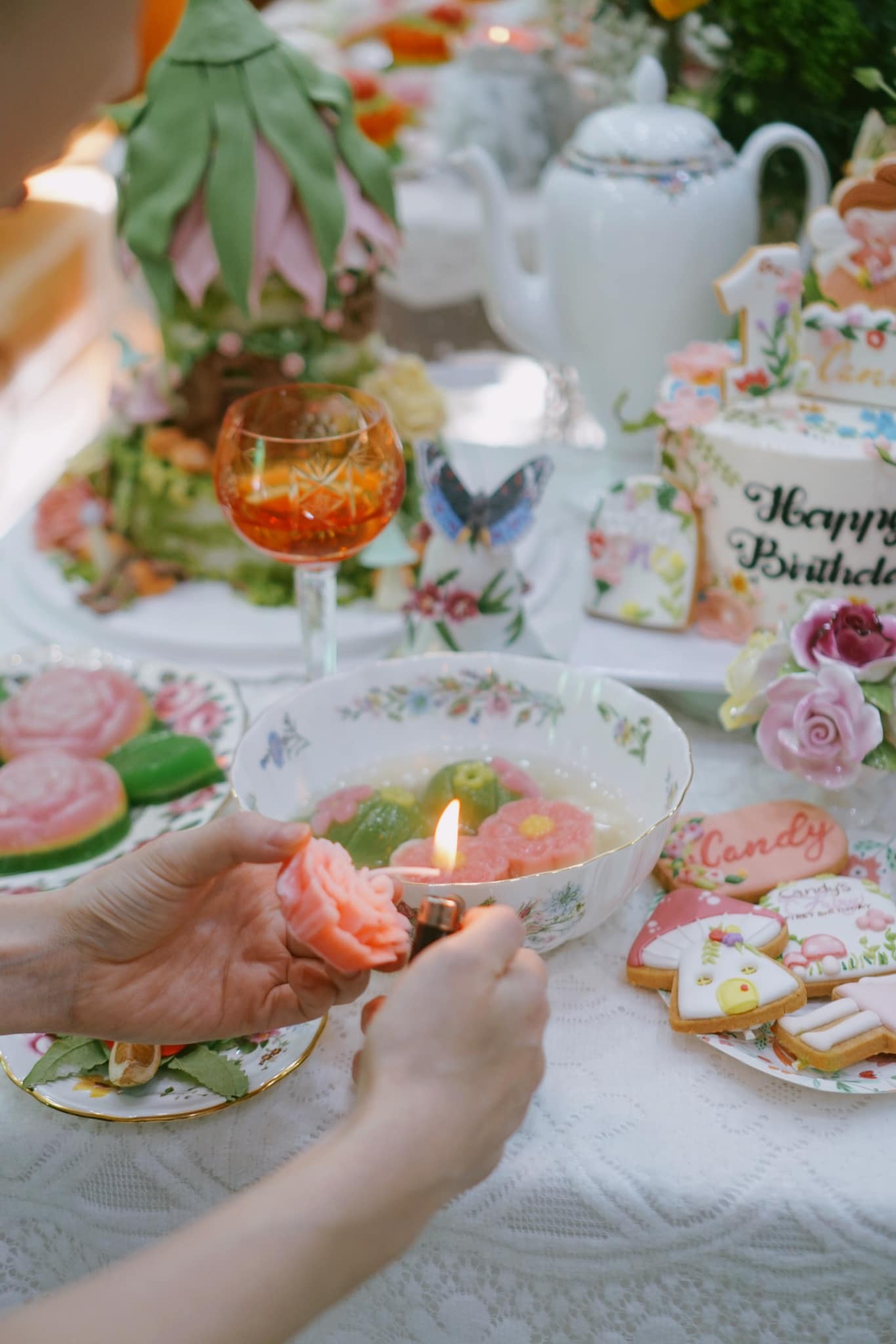 Tiệc thôi nôi cho con gái của mẹ bỉm khiến bất cứ ai cũng phải "wow", cữ ngỡ lạc vào khu rừng thần tiên!- Ảnh 8.