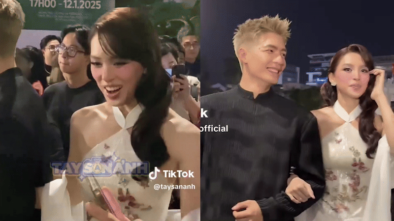 Cặp đôi nghi "phim giả tình thật" sánh đôi tại WeChoice Awards 2024: Đàng gái có hành động đánh dấu chủ quyền- Ảnh 1.
