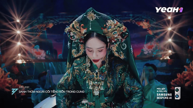Ca nương Kiều Anh diễn như "lên đồng", đem Tín ngưỡng Thờ Mẫu trên sân khấu Chị Đẹp khiến MXH phát cuồng!- Ảnh 2.