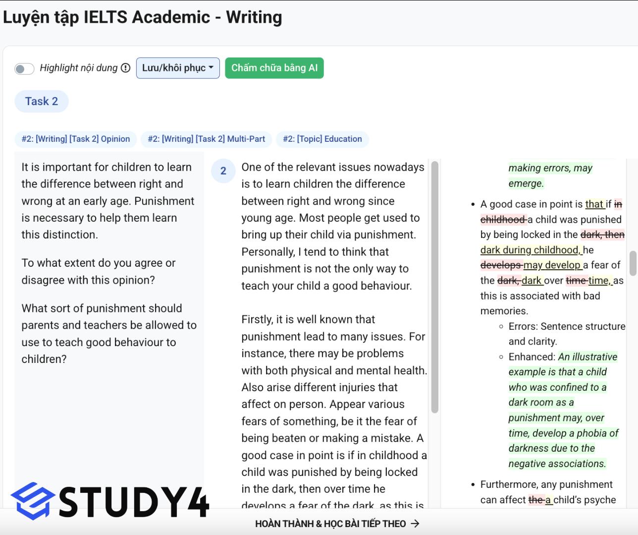 STUDY4 mang đến bước tiến mới trong việc áp dụng AI vào luyện thi IELTS- Ảnh 1.