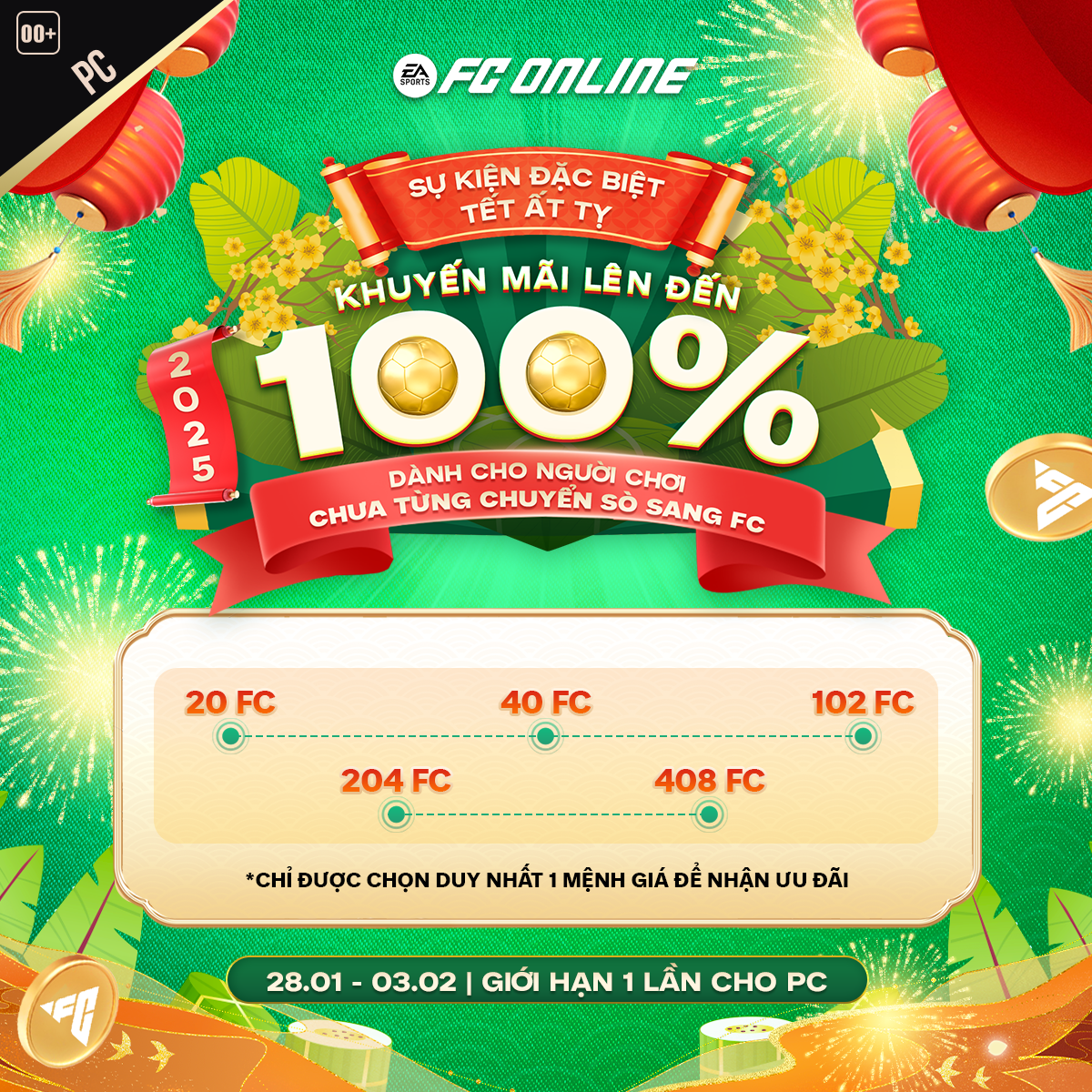 Sự kiện khuyến mãi FC Online Tết 2025, game thủ hời cỡ nào? - Ảnh 2.