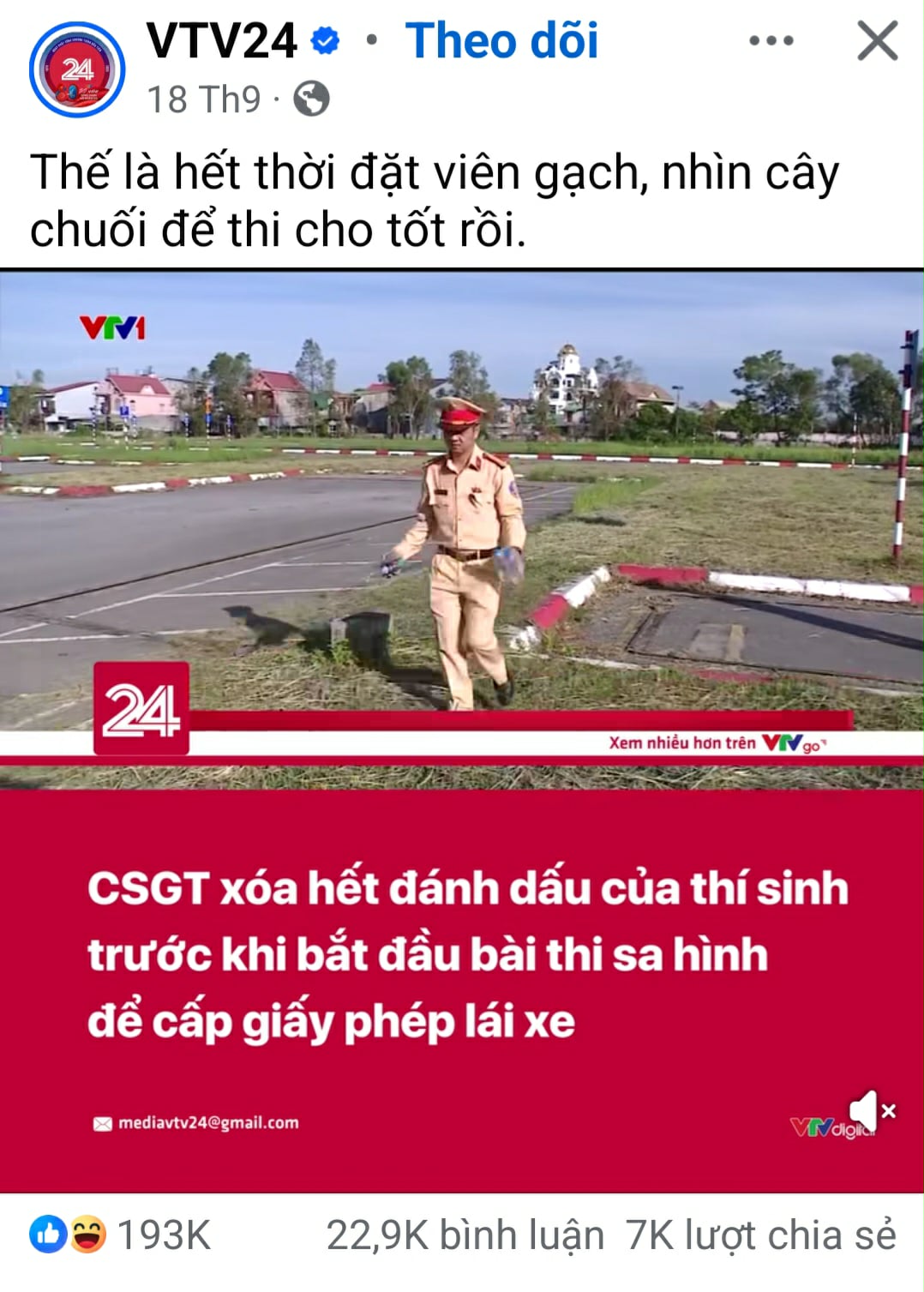 MXH dậy sóng khi CSGT "xóa dấu vết' trong sa hình: Thế là hết thời "nhìn viên gạch, ngó cây chuối" rồi!- Ảnh 1.