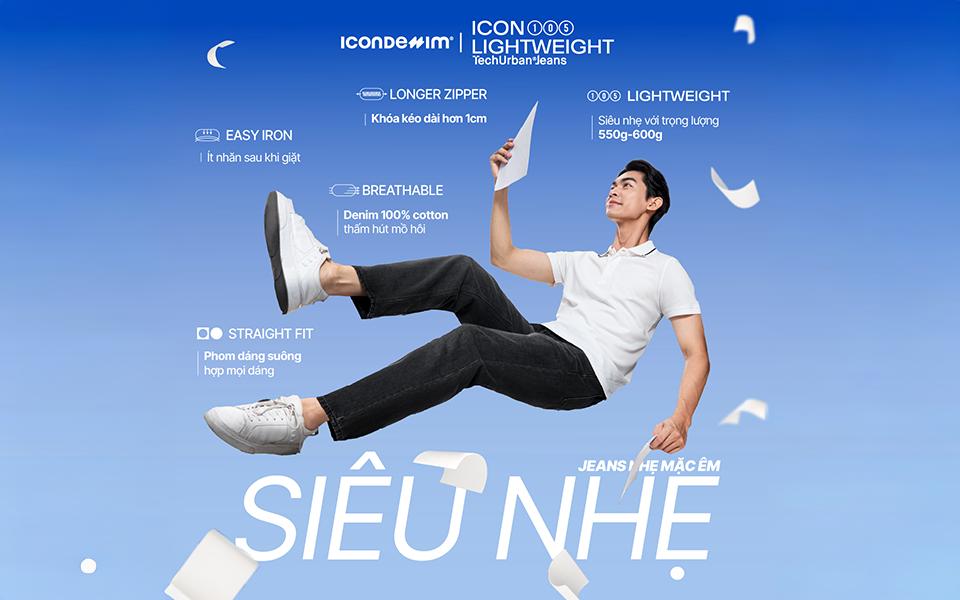 ICON105 Lightweight™ - Jeans siêu nhẹ mọi chuyển động, không giới hạn phong cách- Ảnh 4.