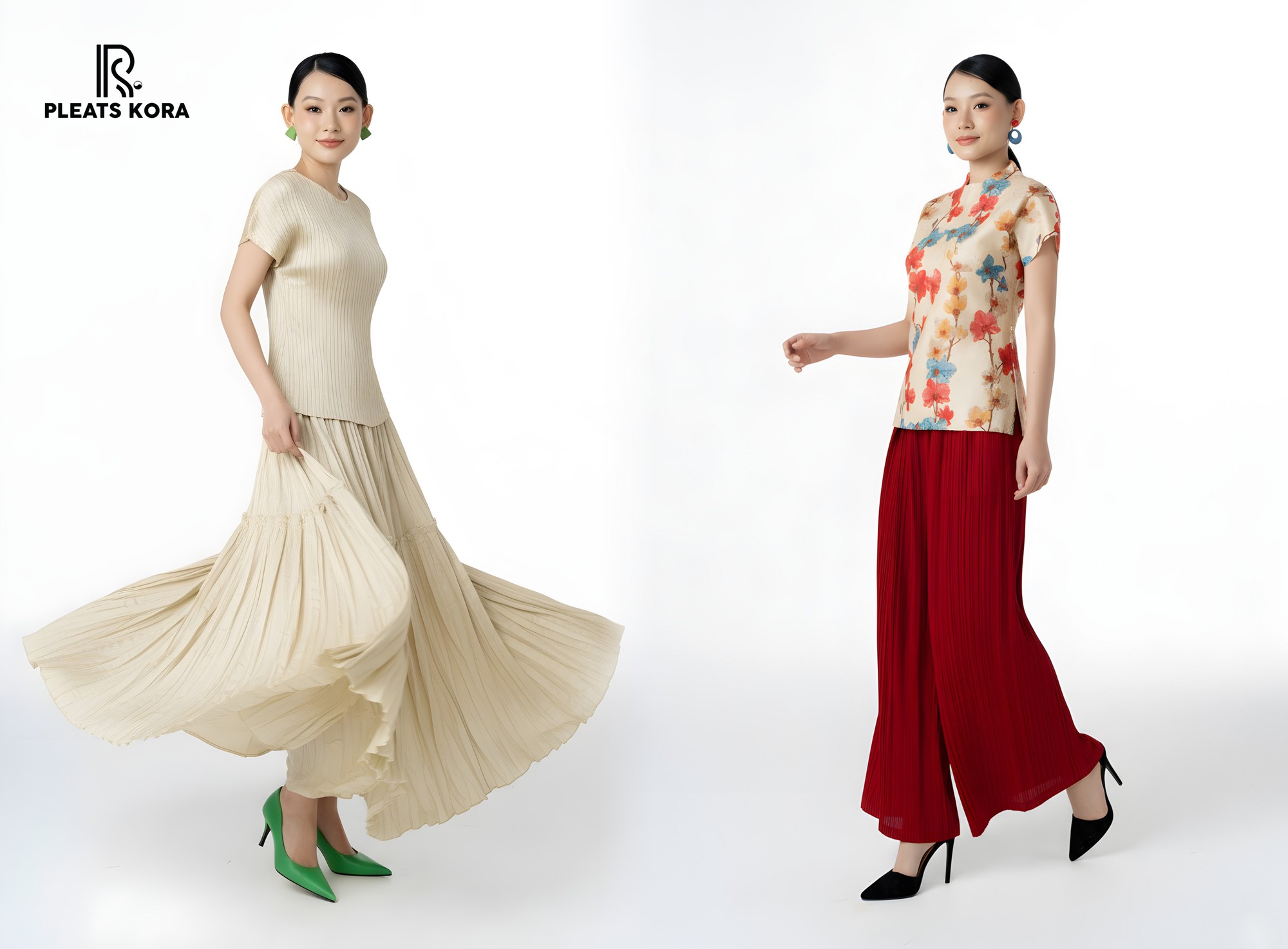 Hòa mình trong làn khói ấm cùng BST “Warm Haze” của Pleats Kora- Ảnh 2.