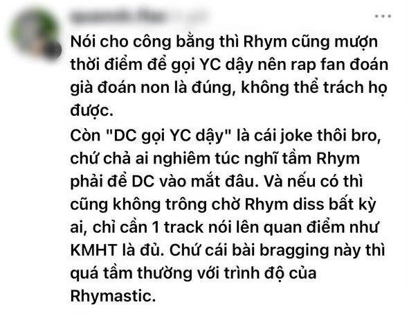 Rhymastic bị chê tơi tả vì “mất chất”, trình “thua xa” đàn em- Ảnh 2.