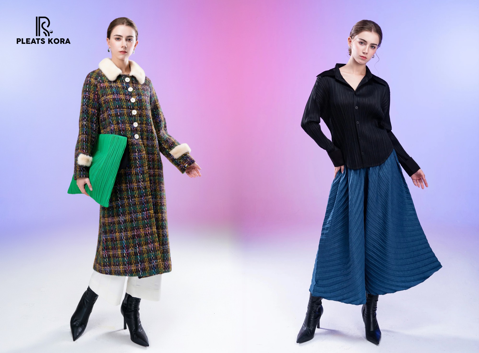 Hòa mình trong làn khói ấm cùng BST “Warm Haze” của Pleats Kora- Ảnh 5.
