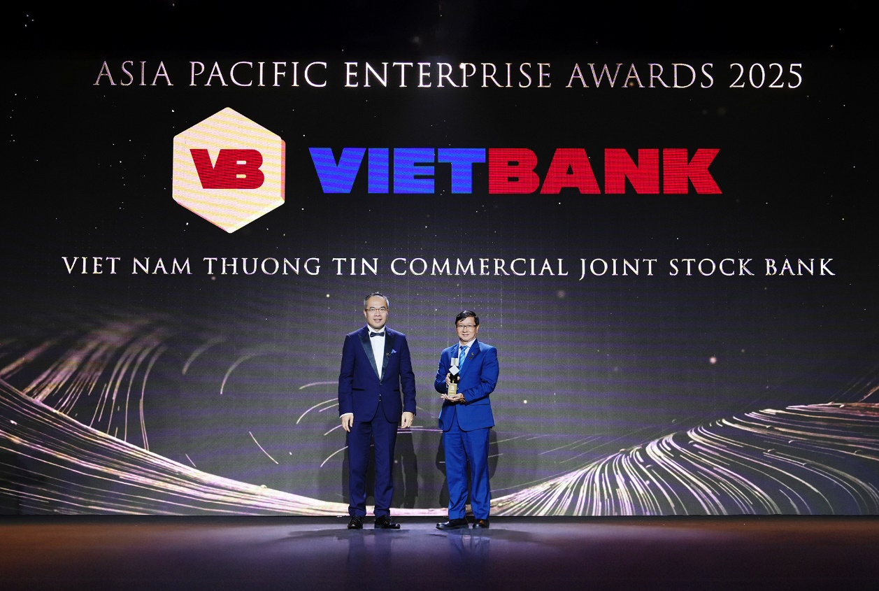 Vietbank nhận giải thưởng doanh nghiệp xuất sắc Châu Á 2025- Ảnh 2.
