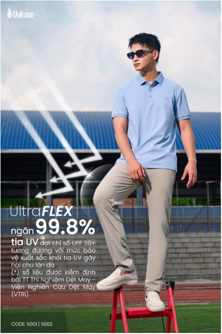 Vulcano ra mắt UltraFLEX - Dòng sản phẩm quần nam co giãn, linh hoạt, đa năng thế hệ mới- Ảnh 3.