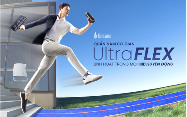 Vulcano ra mắt UltraFLEX - Dòng sản phẩm quần nam co giãn, linh hoạt, đa năng thế hệ mới- Ảnh 1.