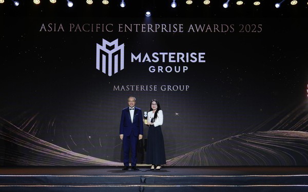 Masterise Group đoạt giải kép tại Asia Pacific Enterprise Awards 2025- Ảnh 1. Masterise Group đoạt giải kép tại Asia Pacific Enterprise Awards 2025- Ảnh 1.