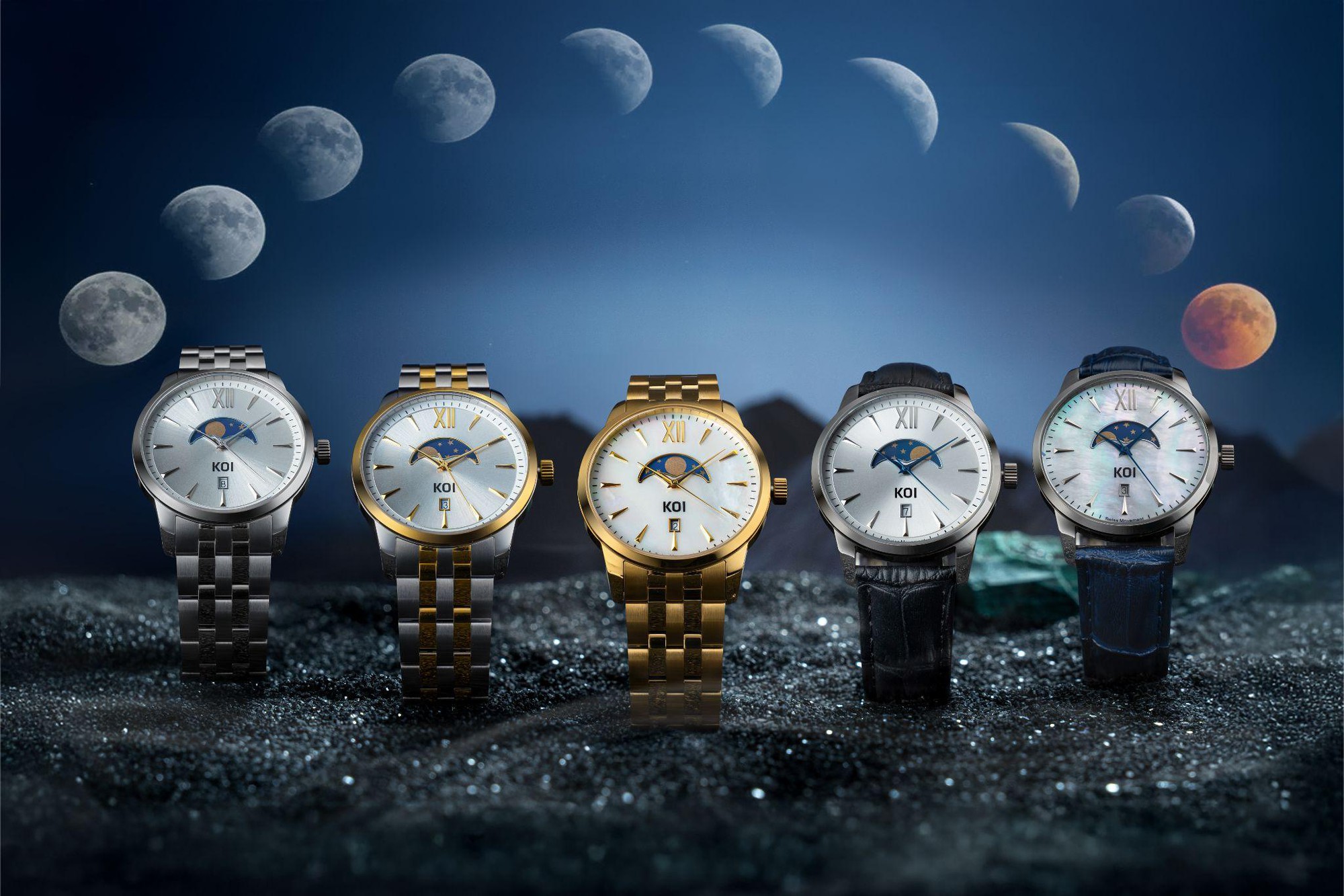 KOI Moonphase: Nghệ thuật đồng hồ phô diễn ánh trăng- Ảnh 2.