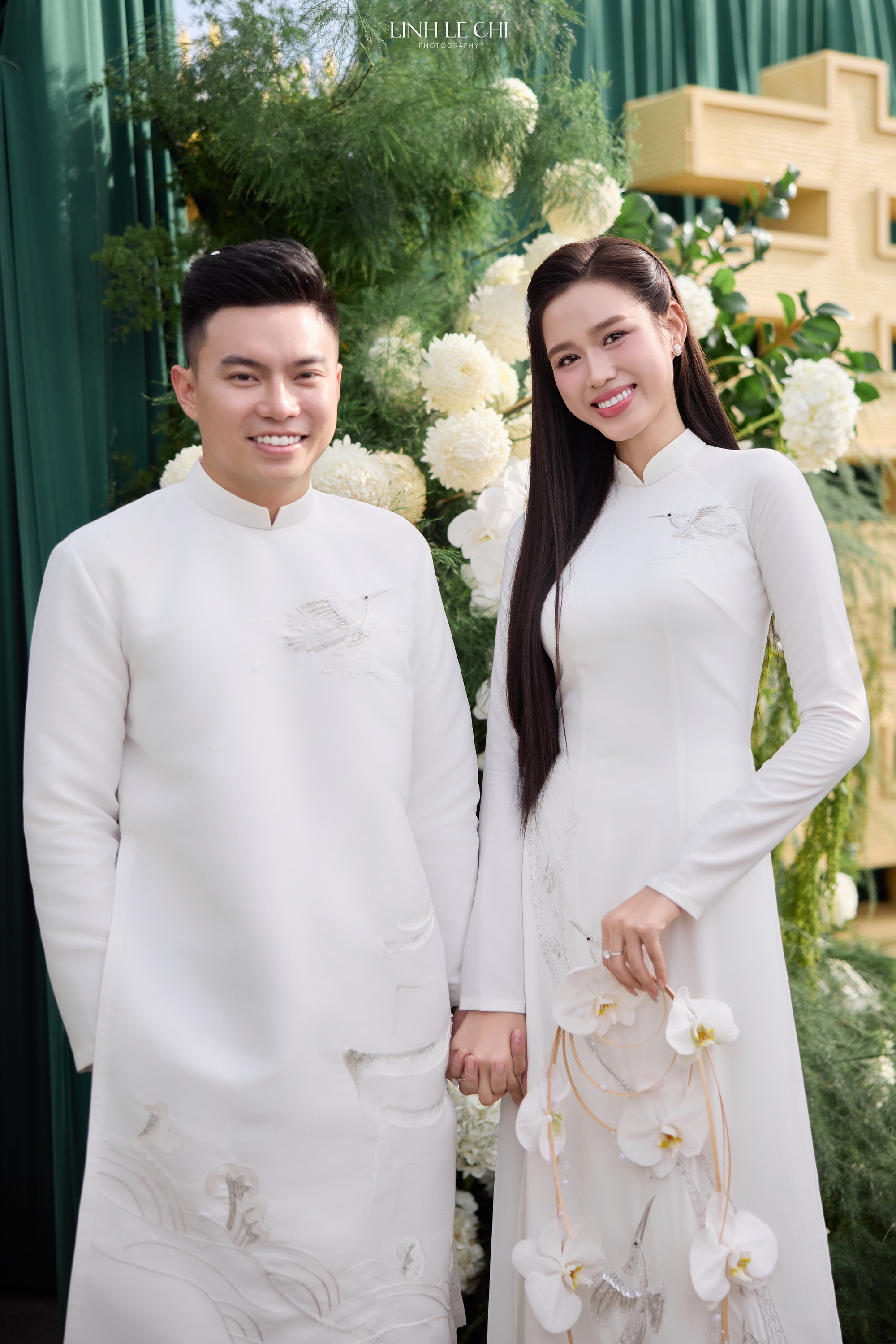 HH Đỗ Hà ăn hỏi: Cô dâu đặt 21 bộ áo dài, riêng áo dài cưới từ tên gọi đã mang ý nghĩa đặc biệt- Ảnh 12.