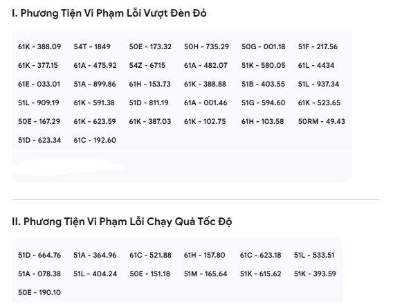 Các chủ xe biển số TP.HCM sau nhanh chóng nộp phạt nguội theo quy định 168- Ảnh 1.