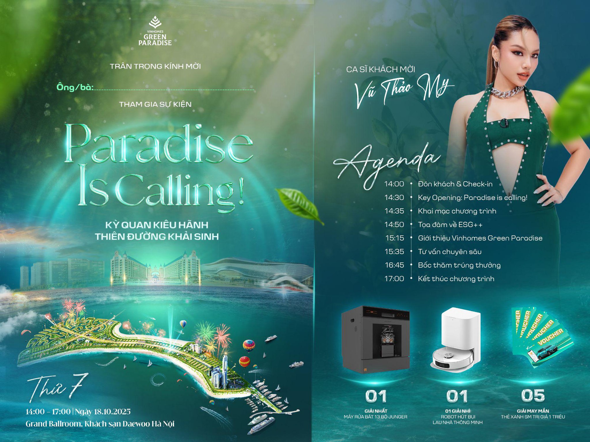 Vinhomes Green Paradise – Siêu đô thị ESG++ sẵn sàng bùng nổ với chuỗi sự kiện cuối tuần này- Ảnh 3.