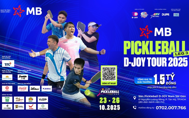 MB Pickleball D-Joy Tour 2025 chặng 3: Đường đua nóng hướng đến Vietnam Masters- Ảnh 1.