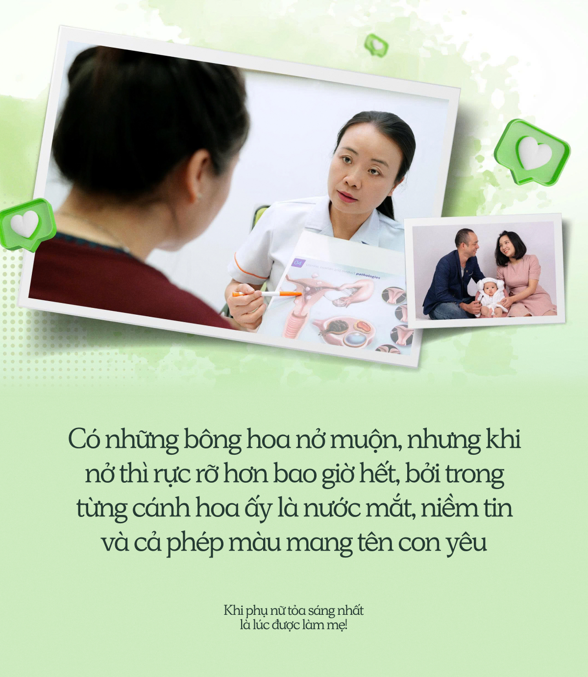 Những bông hoa nở muộn vẫn rực rỡ: Khi phụ nữ tỏa sáng nhất là lúc được làm mẹ- Ảnh 1.