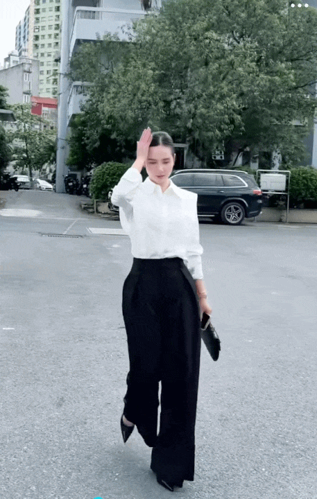 Chỉ với 2 mẫu sơ mi trắng giá chưa đến 500k, Huyền Lizzie tiếp tục làm "náo loạn" khắp cõi mạng- Ảnh 12.