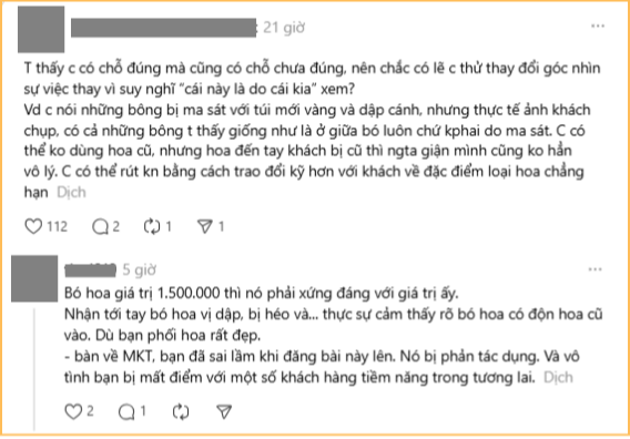 Bó hoa 1,2 triệu khổ nhất lúc này: Bạn trai đặt, bạn gái đòi trả, chủ tiệm mất ngủ lên mạng xin ý kiến- Ảnh 12. Bó hoa 1,2 triệu khổ nhất lúc này: Bạn trai đặt, bạn gái đòi trả, chủ tiệm mất ngủ lên mạng xin ý kiến- Ảnh 12.