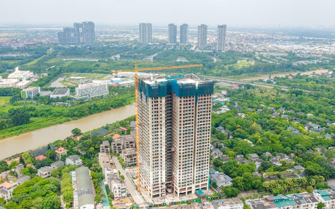 Khó tin nhưng thật: Căn hộ khu Đông Hà Nội, sắp bàn giao giá vẫn chỉ 6x triệu/m2- Ảnh 1.