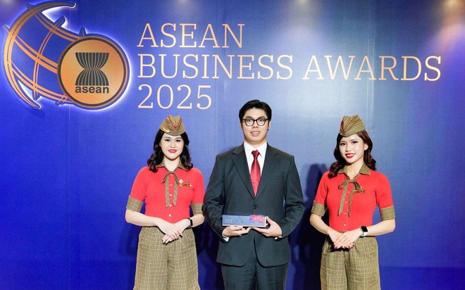 Vietjet được vinh danh tại Giải thưởng Doanh nghiệp ASEAN 2025, vị thế hàng không hàng đầu khu vực- Ảnh 1. Vietjet được vinh danh tại Giải thưởng Doanh nghiệp ASEAN 2025, vị thế hàng không hàng đầu khu vực- Ảnh 1.