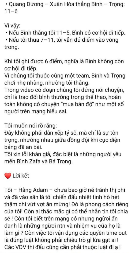 Lại drama Pickleball Việt: "Chị chị em em" nhường điểm cho nhau để loại Quang Dương- Ảnh 3. Lại drama Pickleball Việt: "Chị chị em em" nhường điểm cho nhau để loại Quang Dương- Ảnh 3.