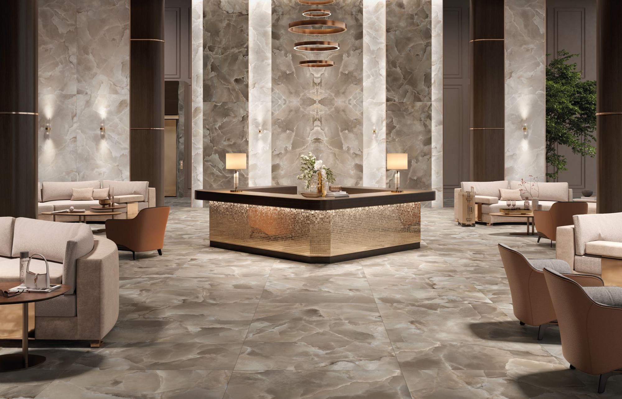 Gạch khổ lớn tiếp tục khuấy đảo sự kiện nội thất thường niên- Ảnh 5. Gạch khổ lớn tiếp tục khuấy đảo sự kiện nội thất thường niên- Ảnh 5.