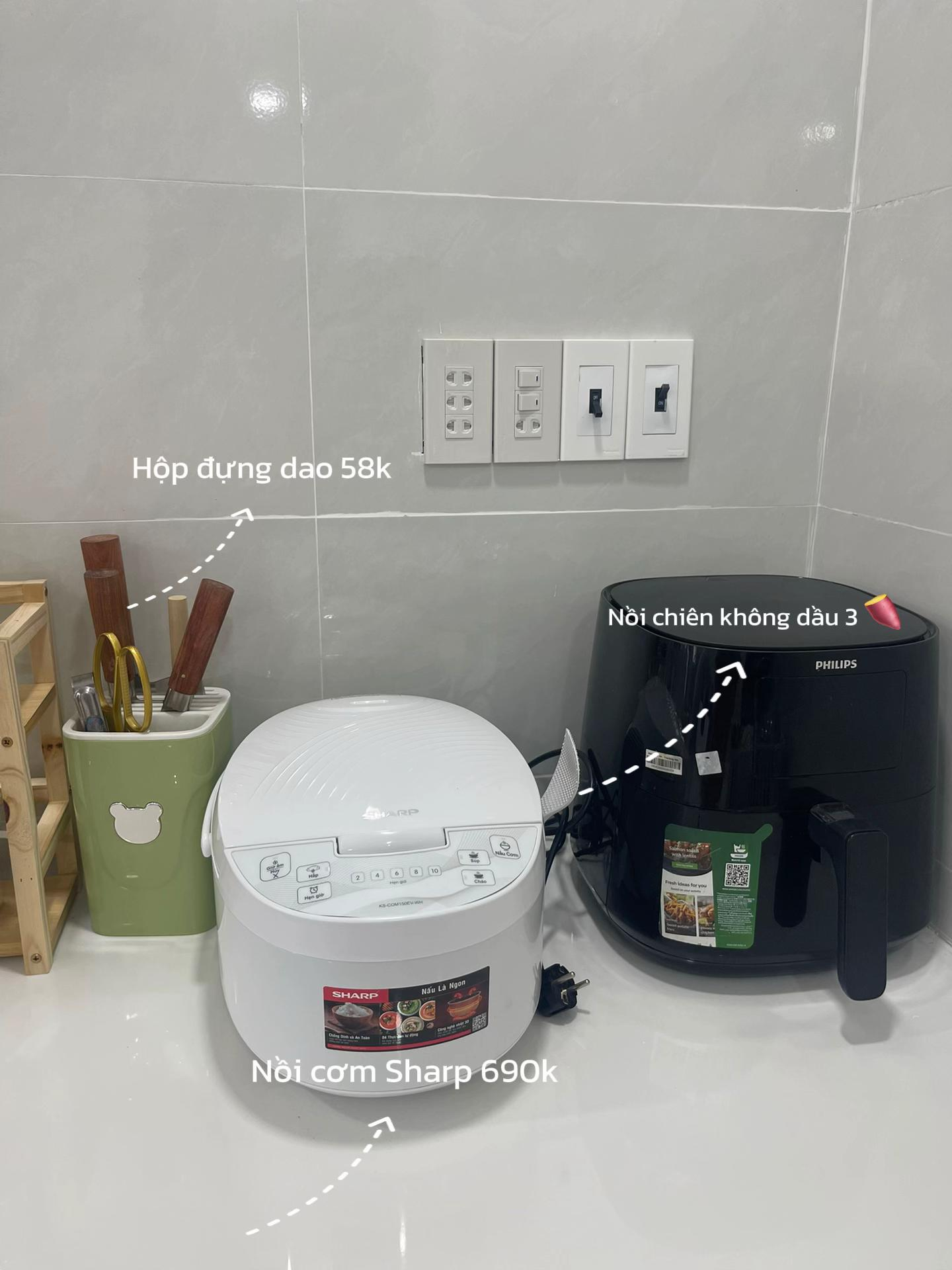 Căn bếp “hệ nghèo” nhưng sang không tưởng: Toàn đồ vài chục nghìn mà sạch như khách sạn- Ảnh 6. Căn bếp “hệ nghèo” nhưng sang không tưởng: Toàn đồ vài chục nghìn mà sạch như khách sạn- Ảnh 6.