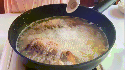 Bát canh dưỡng nhan mùa thu thơm ngon tới giọt cuối cùng: Canh cá nấu củ cải sợi, ngọt thành, ấm dạ dày- Ảnh 8.
