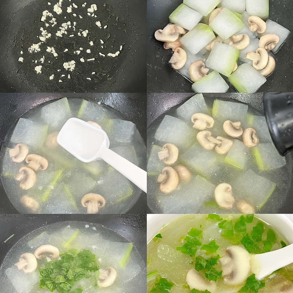 Mùa này bạn nên nấu canh bí đao nấm mỡ: Ít calo lại giàu dưỡng chất, ấm dạ dày, no lâu mà không sợ béo- Ảnh 2.