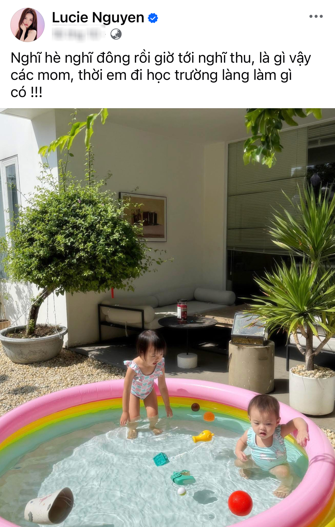 Cho con học trường quốc tế với học phí 400 triệu/năm, bố bỉm Tuấn Dương "toát mồ hôi hột" vì một điều khác biệt- Ảnh 1.