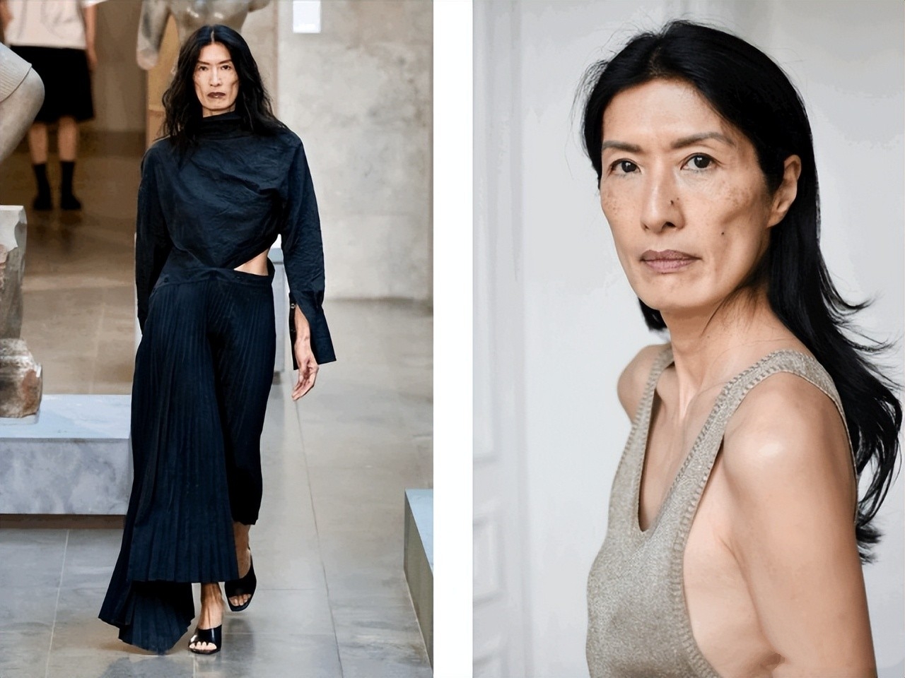 "Nàng dâu nhà Givenchy" phiên bản trung niên mới: 52 tuổi "khởi động" lại đời mình và bùng nổ thành siêu mẫu hạng A- Ảnh 2. "Nàng dâu nhà Givenchy" phiên bản trung niên mới: 52 tuổi "khởi động" lại đời mình và bùng nổ thành siêu mẫu hạng A- Ảnh 2.