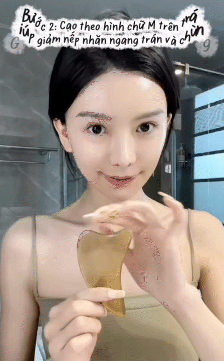 "Chống già" theo cách của 3 người phụ nữ này: Dùng dụng cụ bằng đá để giúp nâng cơ và là phẳng nếp nhăn- Ảnh 12.