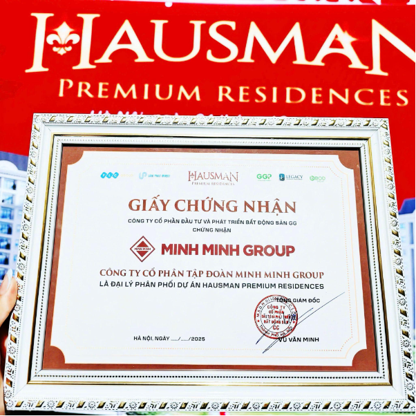 Minh Minh Group Đại lý F1 – Đơn vị phân phối chính thức dự án Hausman Premium Residences- Ảnh 5.