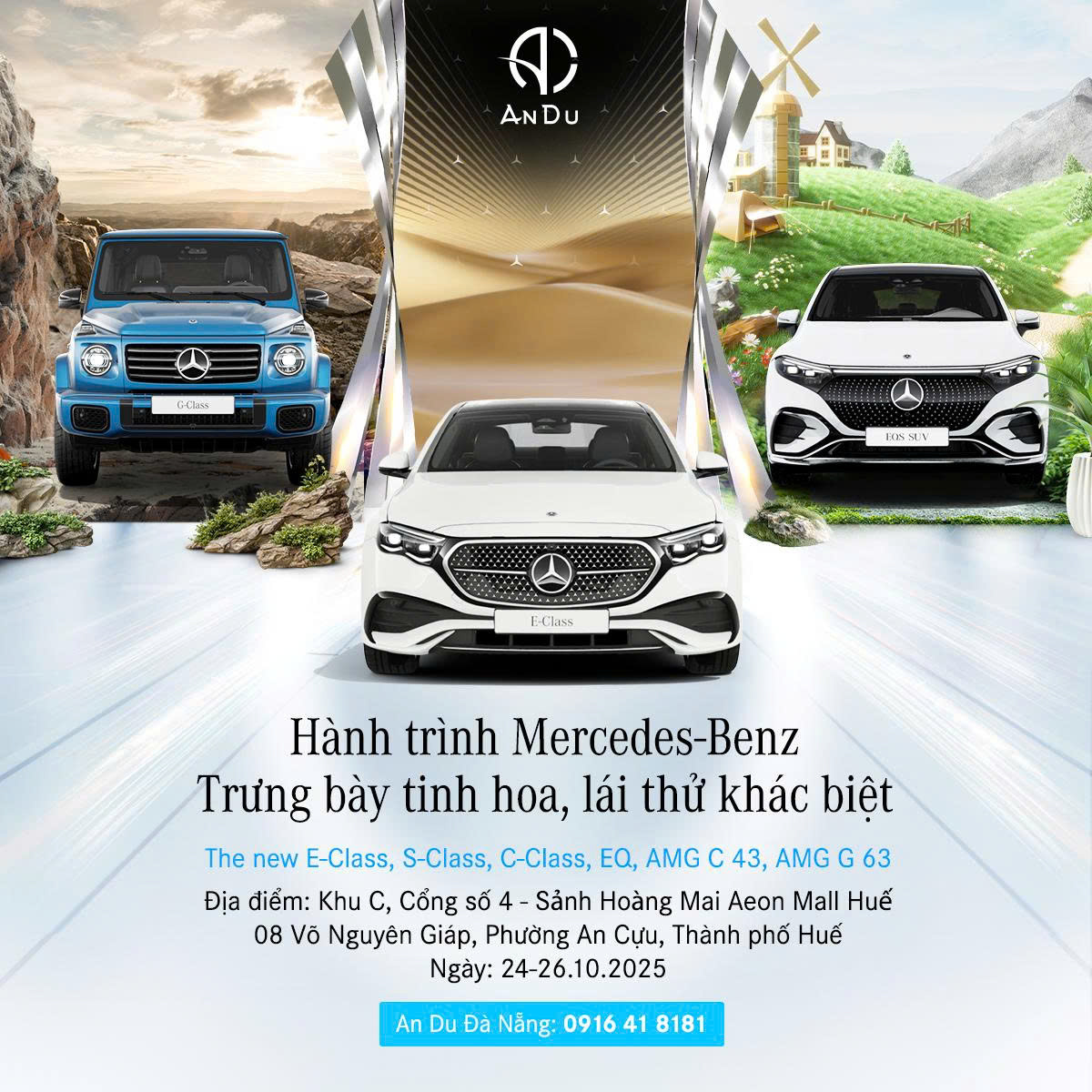 Chuỗi sự kiện trưng bày và lái thử Mercedes-Benz tại 4 thành phố lớn- Ảnh 2.
