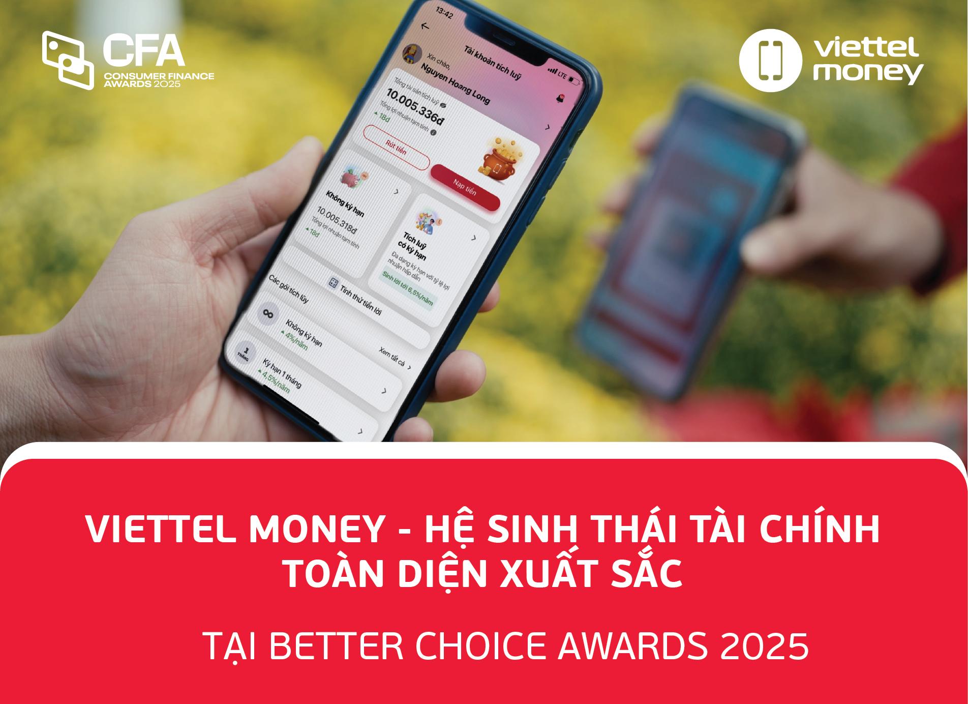 Ứng dụng tài chính số của Tập đoàn Viettel được vinh danh tại Better Choice Awards 2025- Ảnh 3.